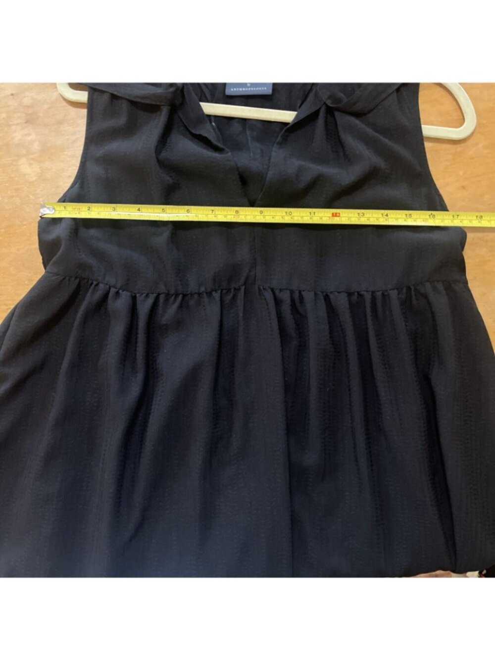 whimseygoth Anthropologie Maeve Shira Tiered Tunic Dress Plus Sz S Sleeveless Li - Picture 6 of 12